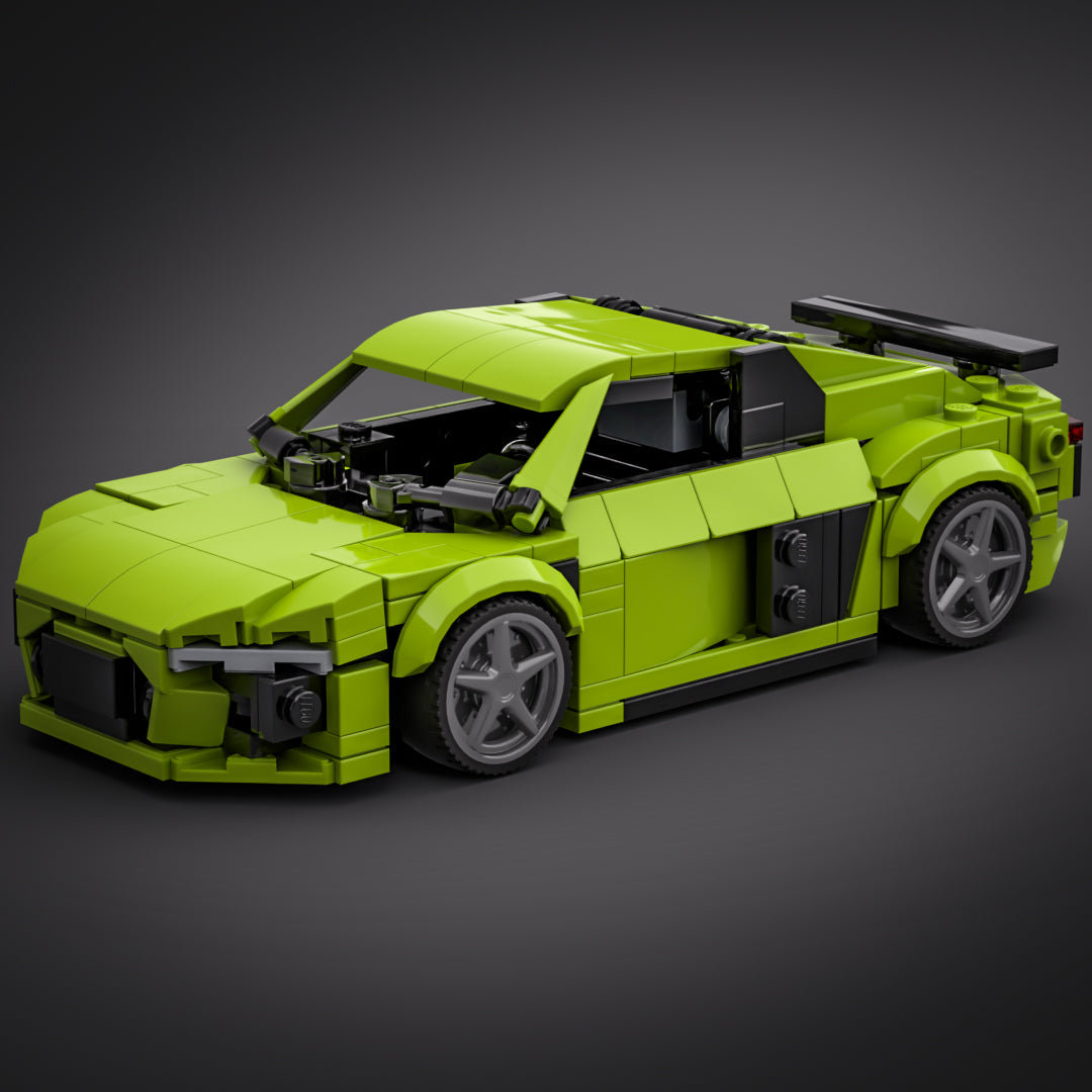 Inspired by Audi R8 - Lime (instructions)
