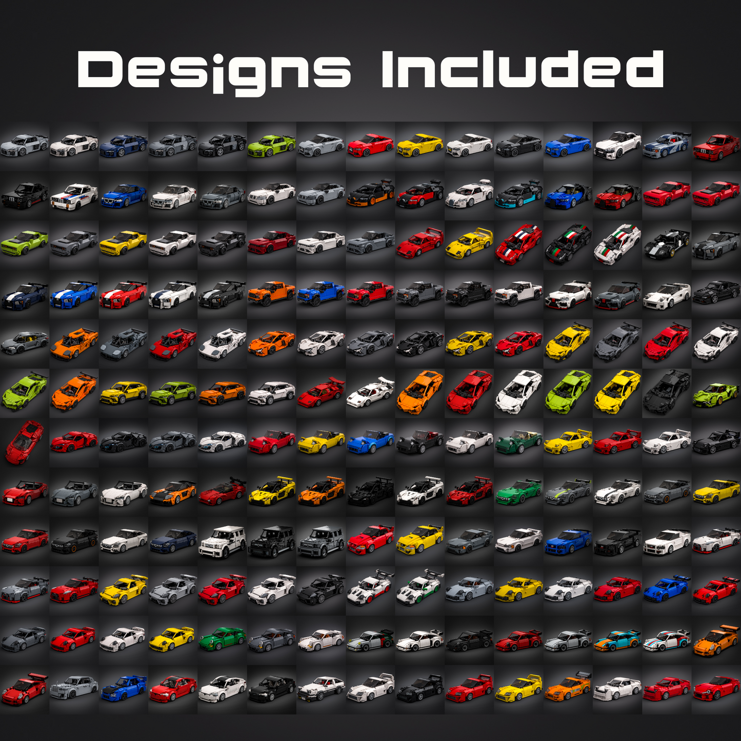 lego car intructions, designs