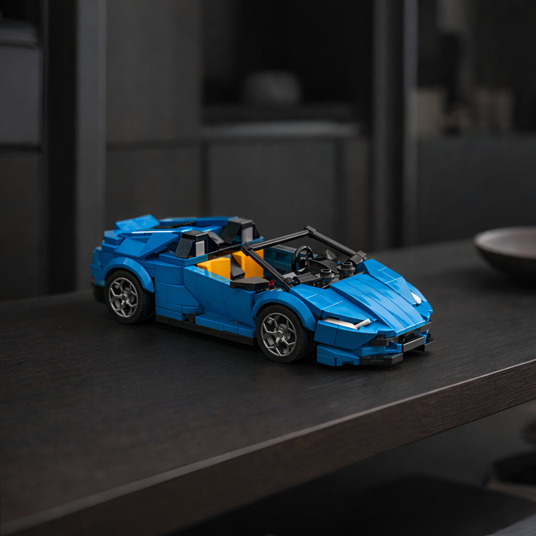 Inspired by Lamborghini Huracan EVO Spyder - GoBricks LIMITED KIT