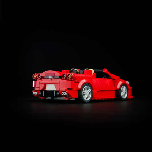 Inspired by Ferrari F430 Spider in Red - LEGO Kit