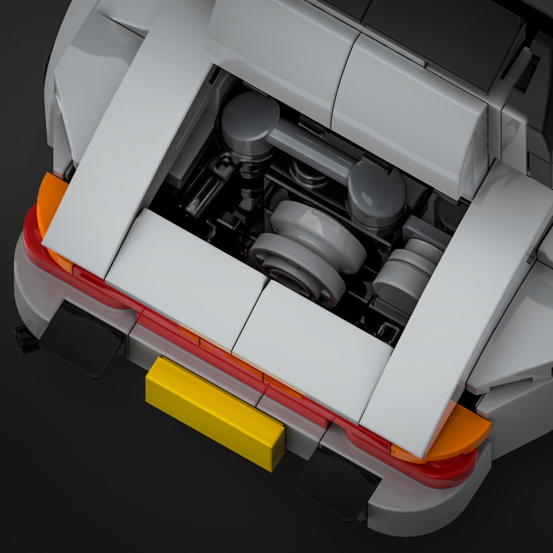 Inspired by Porsche 930 Turbo - Light Grey (Kit)