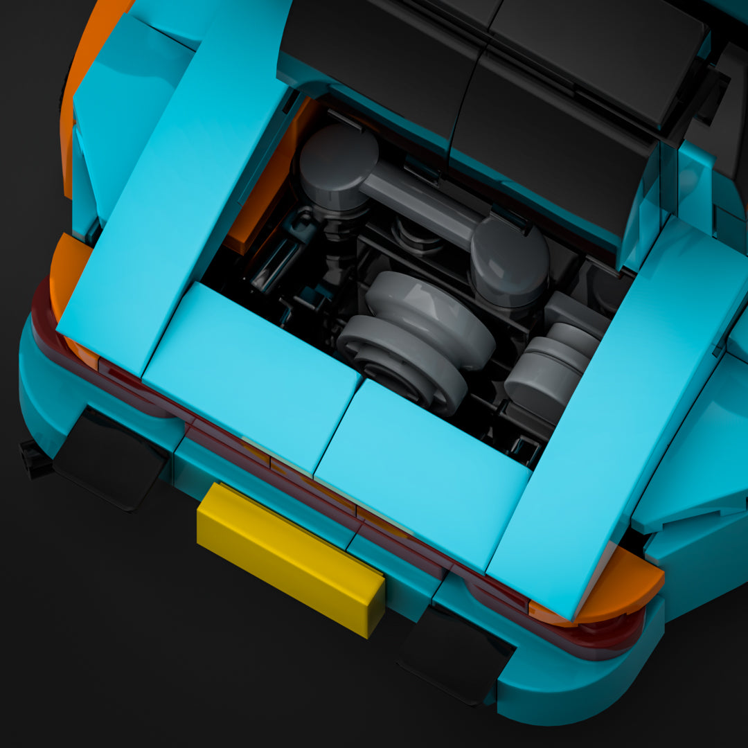 Inspired by Porsche 930 Turbo - Gulf (Kit)