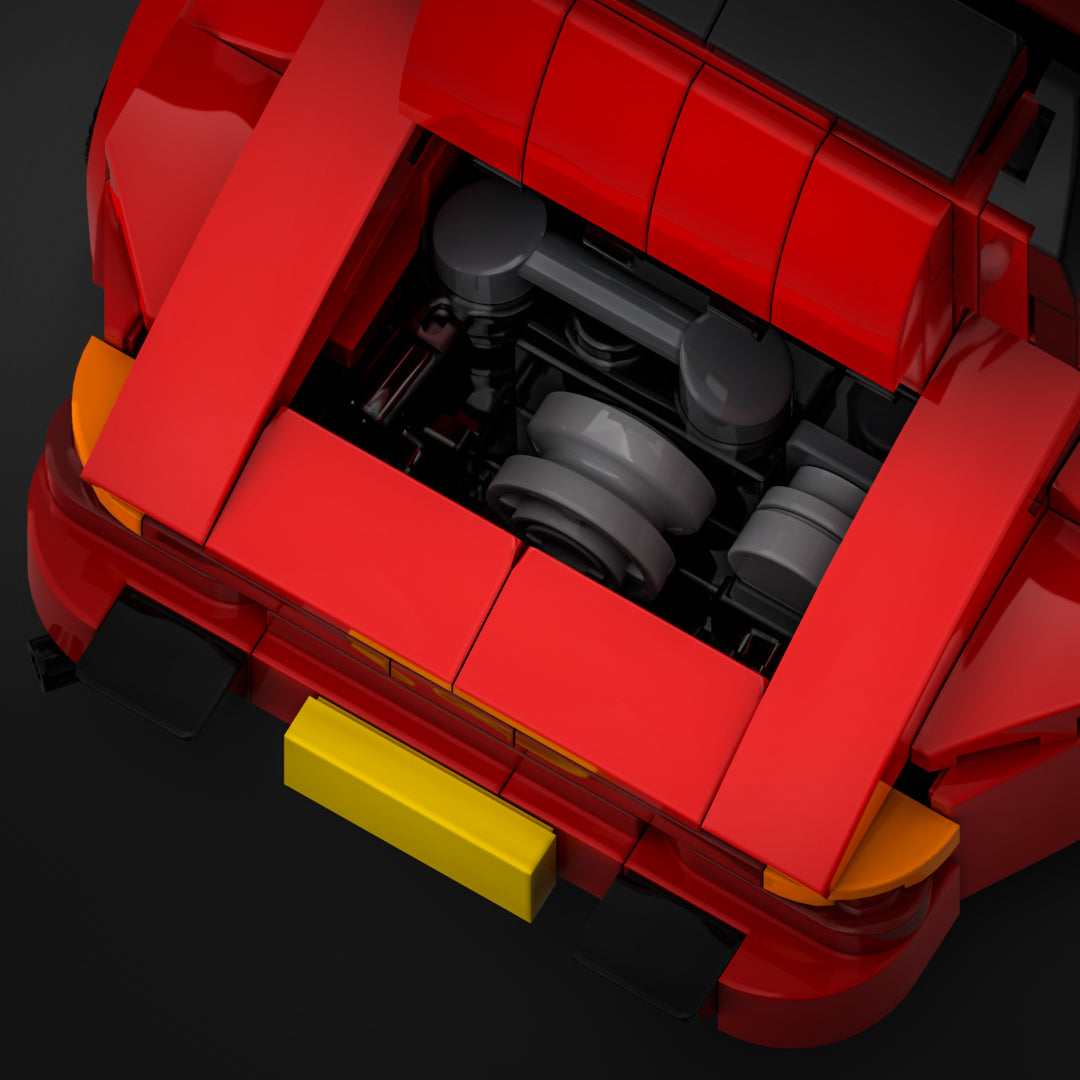 Inspired by Porsche 930 Turbo - Red (Kit)