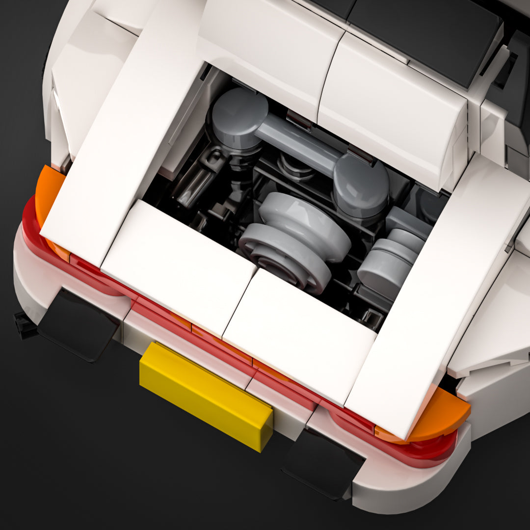 Inspired by Porsche 930 Turbo - White (Kit)