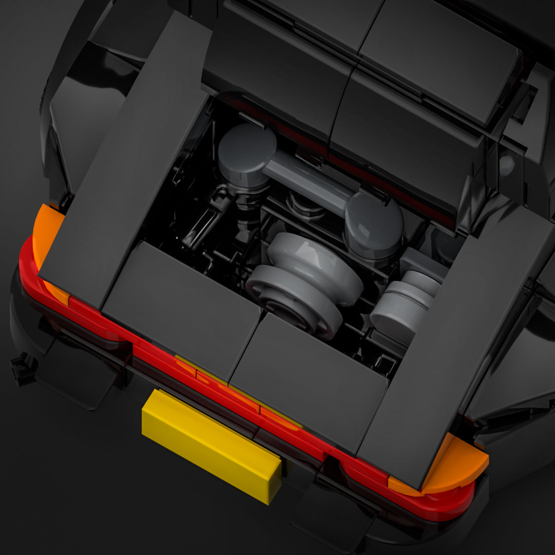 Inspired by Porsche 930 Turbo - Black (Kit)