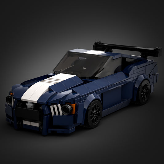 Inspired by Ford Mustang Shelby GT500 - Dark Blue (instructions)