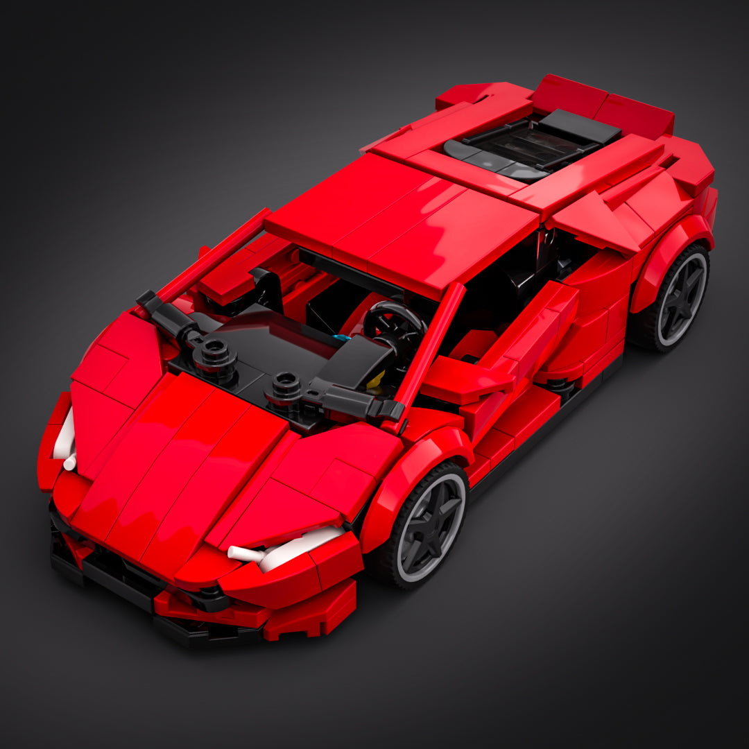 Inspired by Lamborghini Huracán EVO - Red (instructions)