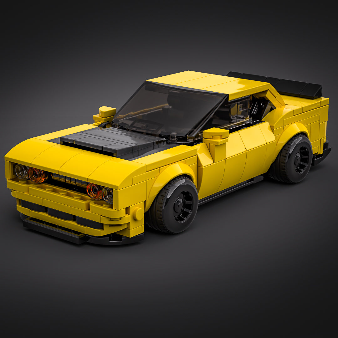 Inspired by Dodge Challenger - Yellow & black (instructions)