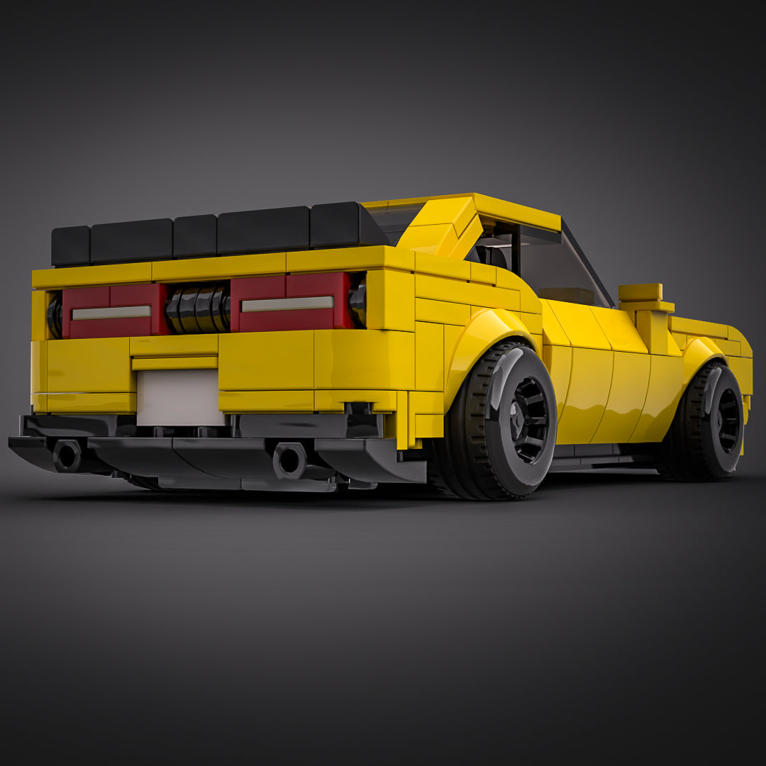 Inspired by Dodge Challenger - Yellow & Black (Kit)