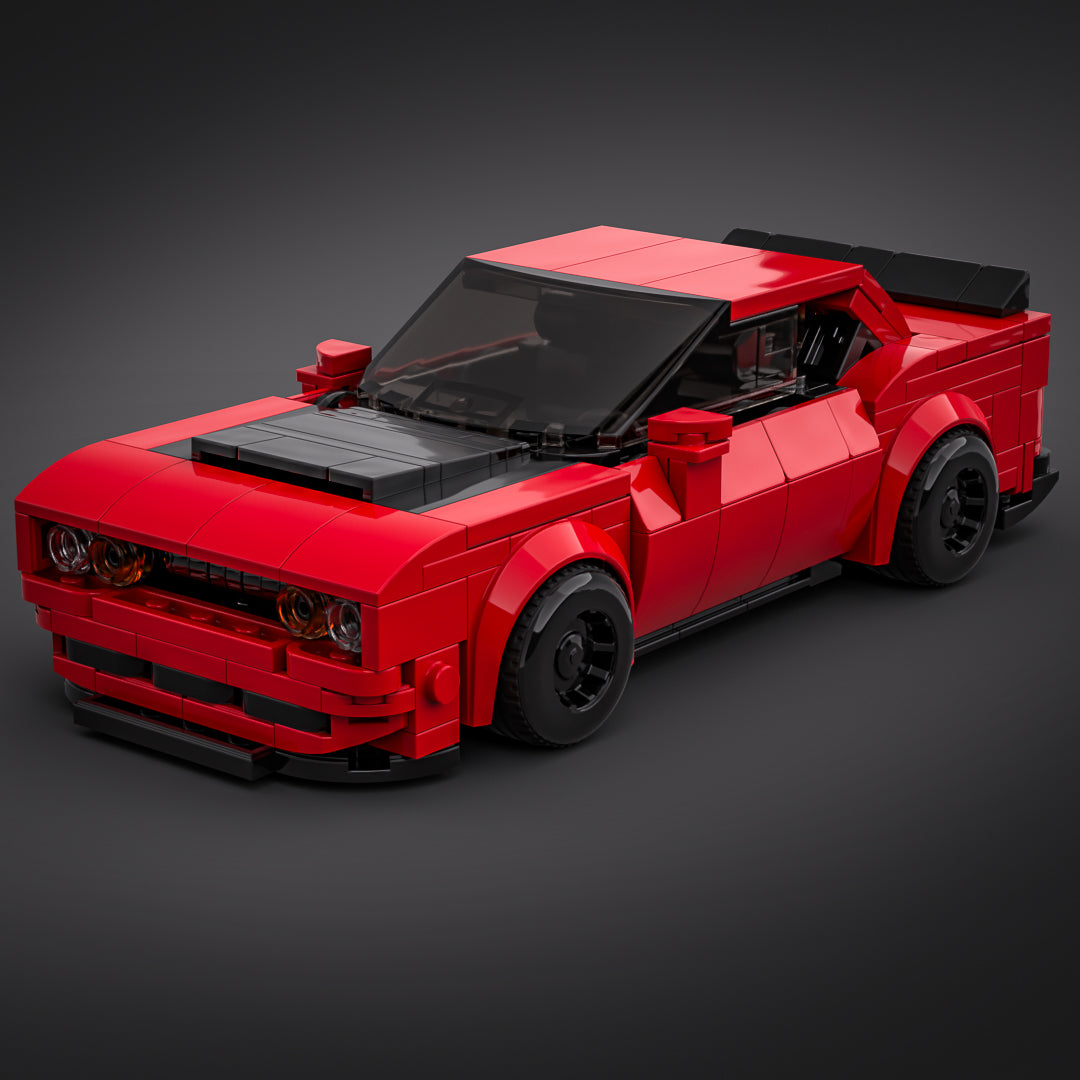 Inspired by Dodge Challenger - Red & black (instructions)