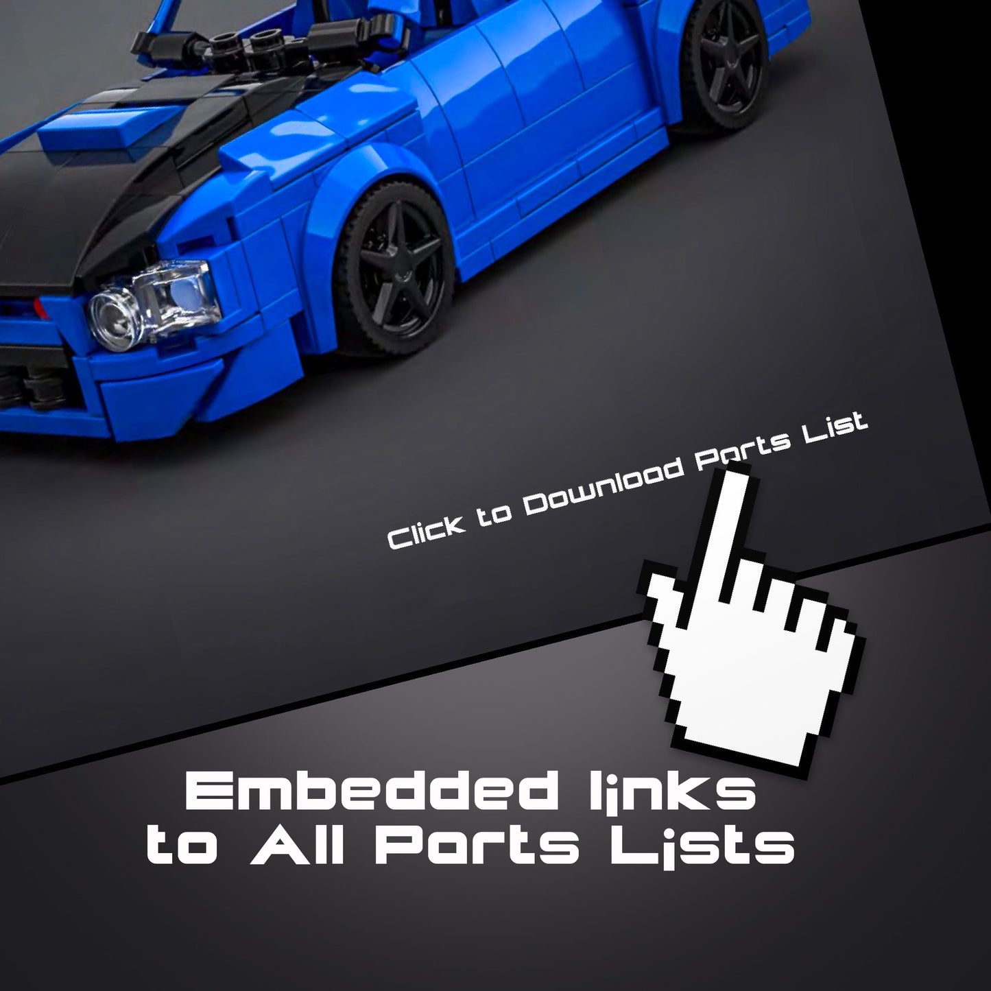lego car intructions, download
