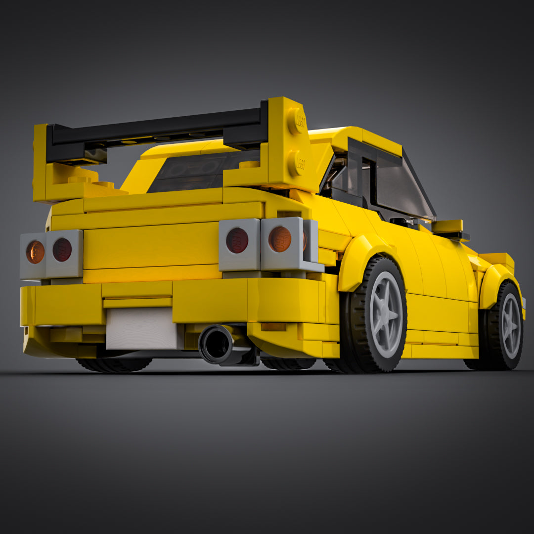 Inspired by Mitsubishi EVO - Yellow (instructions)