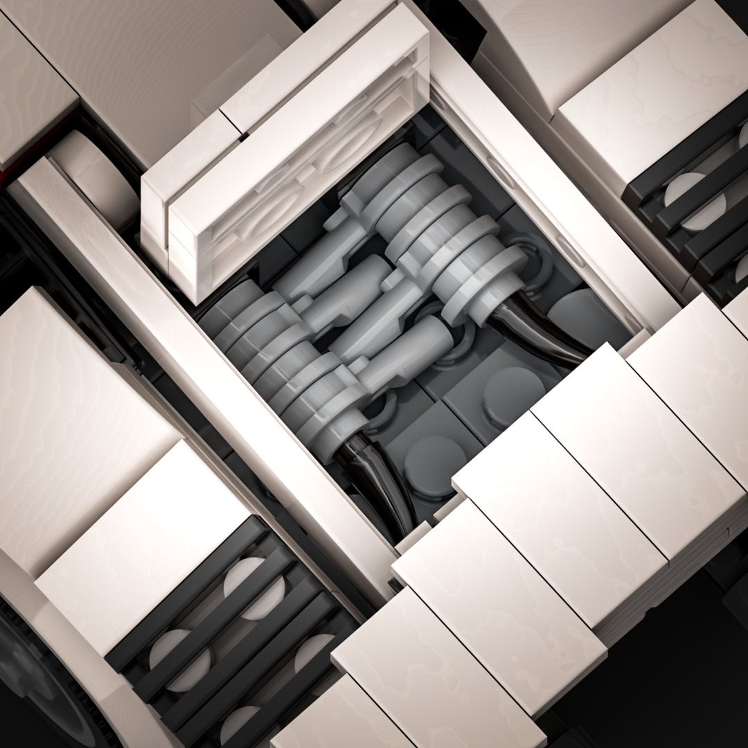 Inspired by Lamborghini Countach - White (Kit)