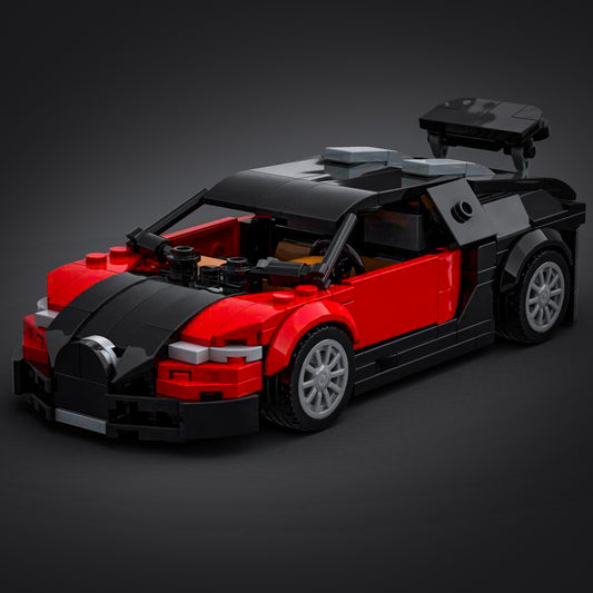 Inspired by Bugatti Veyron - Black & Red (Kit)