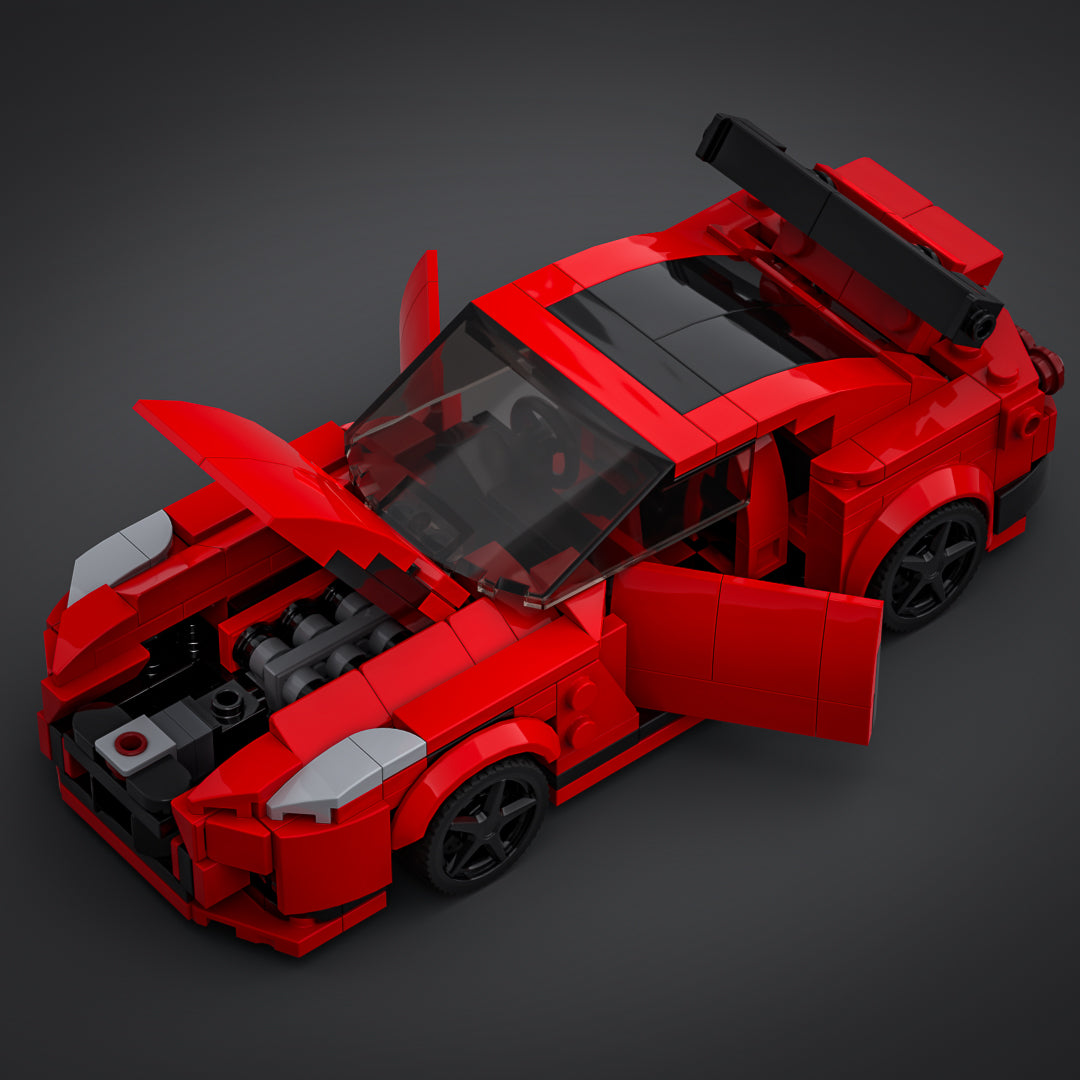 Inspired by Nissan R35 GTR - Red (Kit)