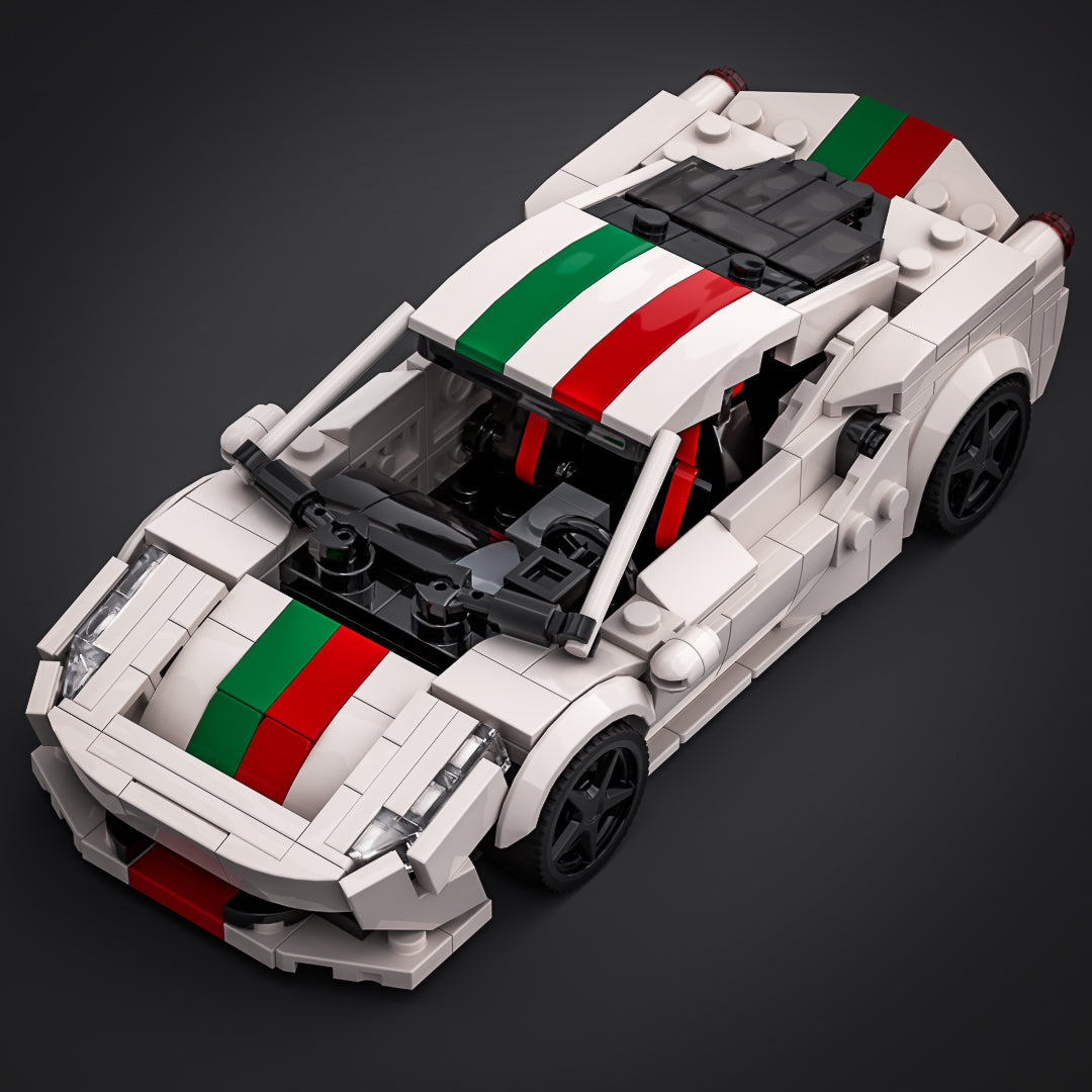 Inspired by Ferrari 488 Pista - White (instructions)