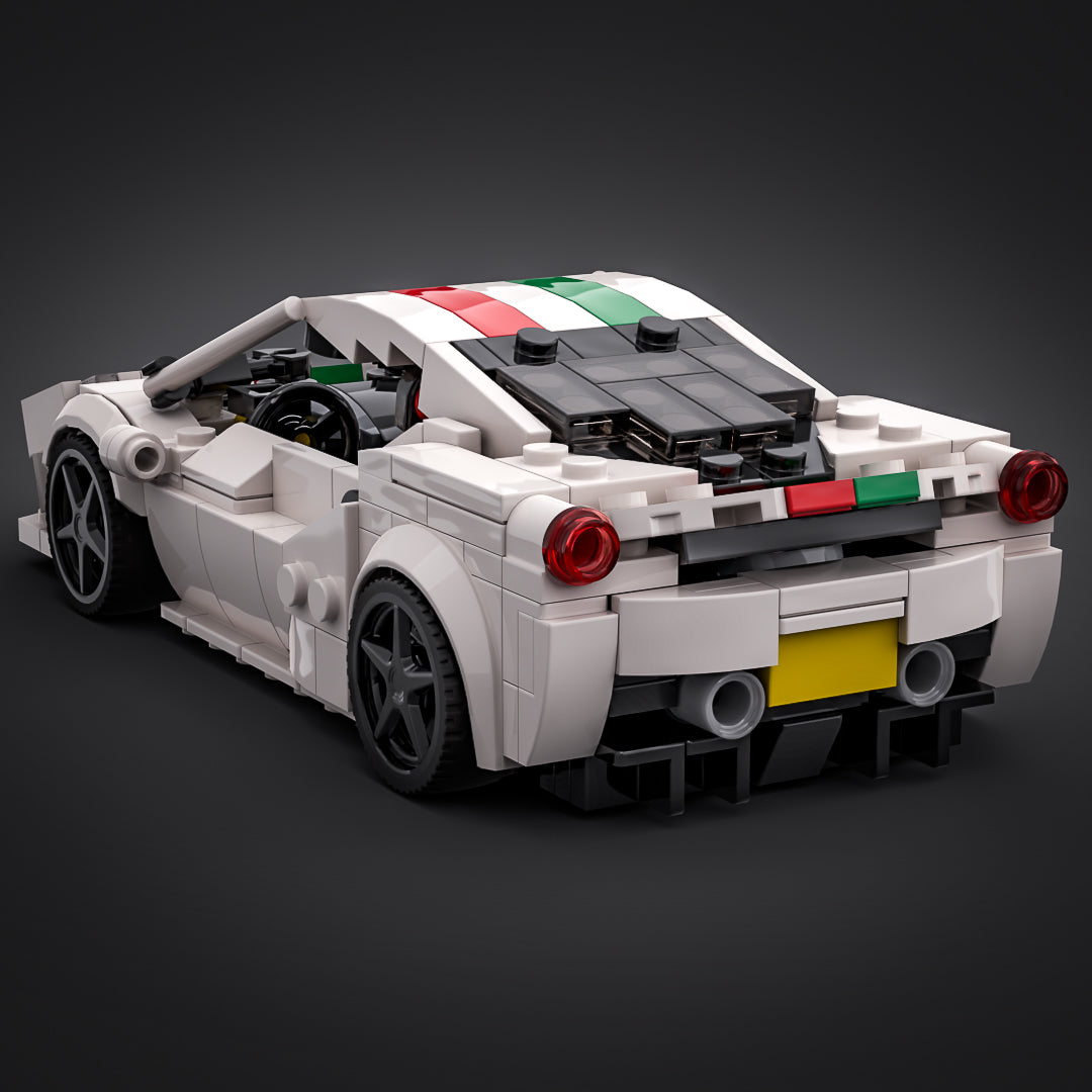 Inspired by Ferrari 488 Pista - White (instructions)