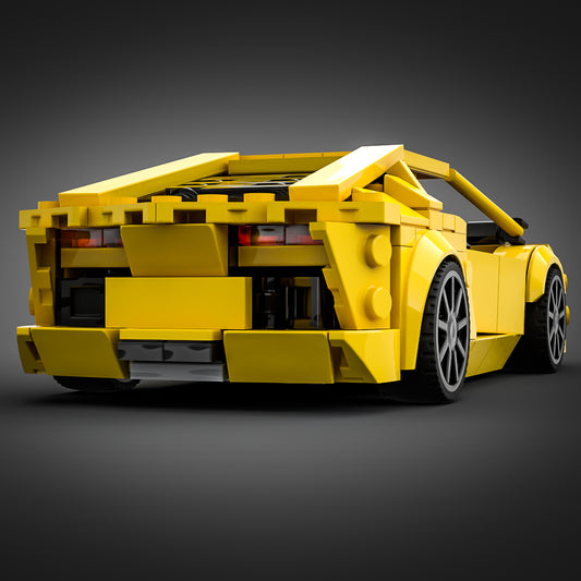 Inspired by Lamborghini Aventador - Yellow (instructions)