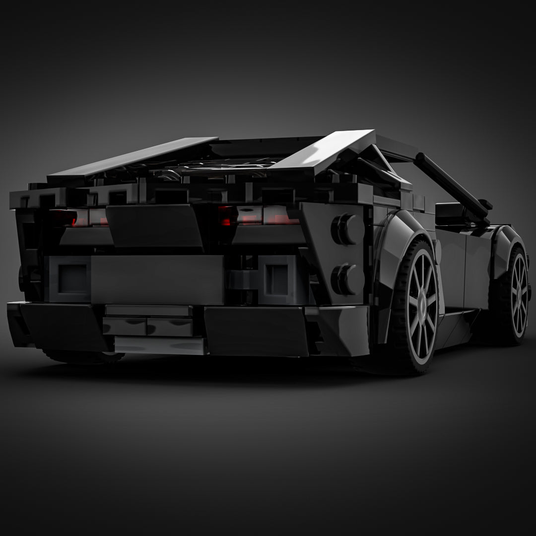 Inspired by Lamborghini Aventador - Black (instructions)