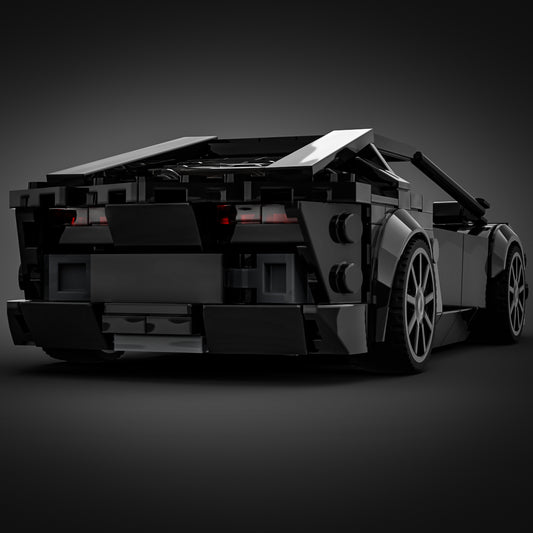 Inspired by Lamborghini Aventador - Black (instructions)