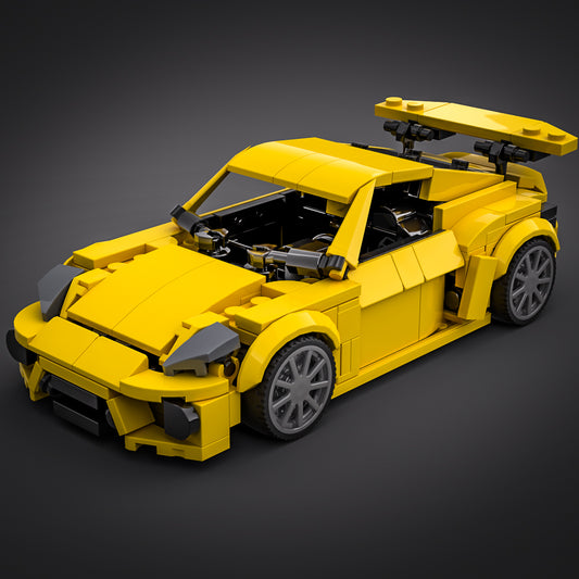 Inspired by Porsche 718 GT4 - Yellow (Kit)