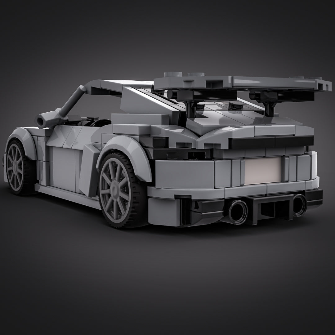 Inspired by Porsche 718 GT4 - Light Grey (instructions)