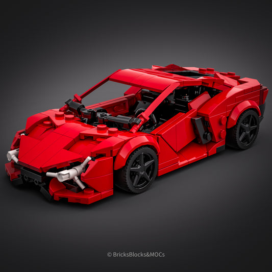 Inspired by Lamborghini Revuelto - Red (instructions)