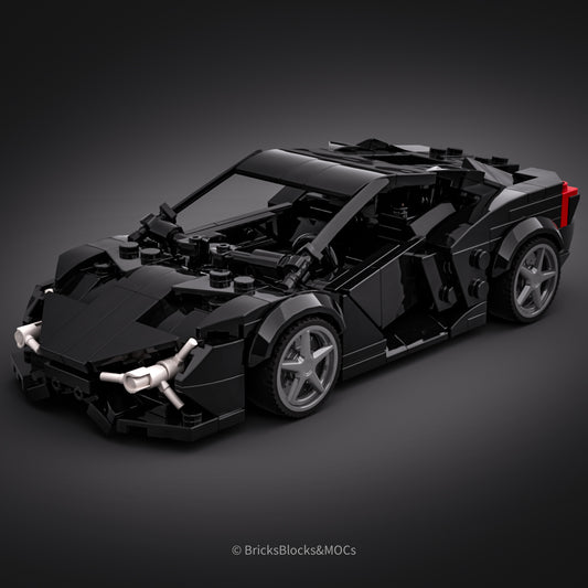 Inspired by Lamborghini Revuelto - Black (instructions)