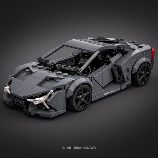 Inspired by Lamborghini Revuelto - Grey (instructions)