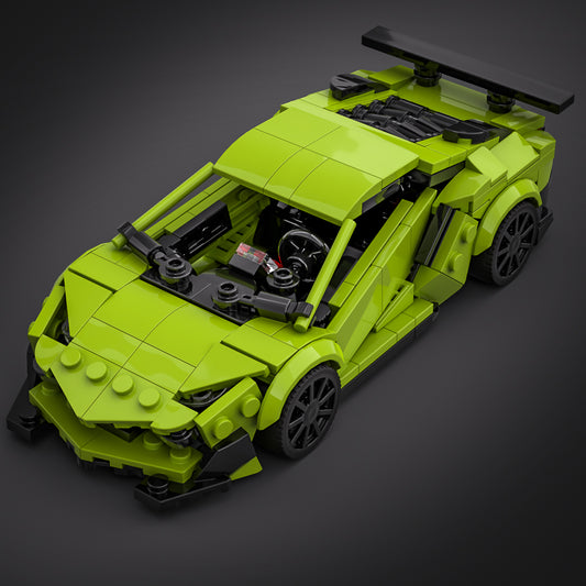 Inspired by Lamborghini Aventador SV - Lime (instructions)