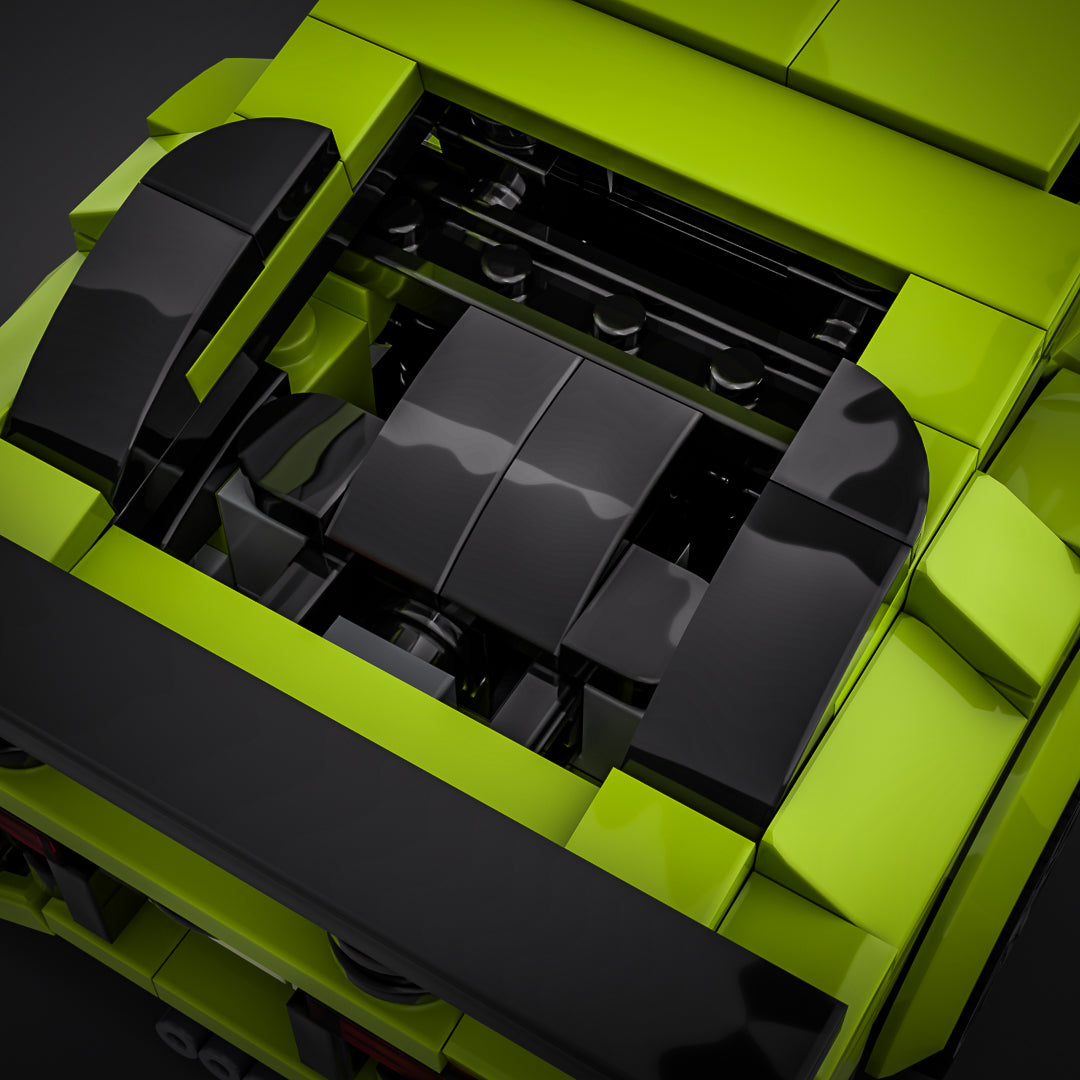 Inspired by Lamborghini Aventador SV - Lime (instructions)