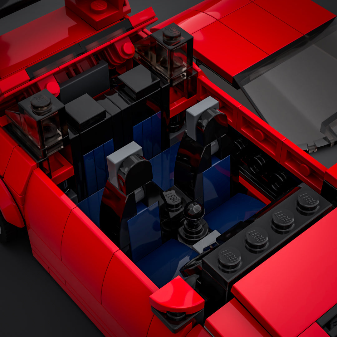 Inspired by Mitsubishi EVO - Red (instructions)
