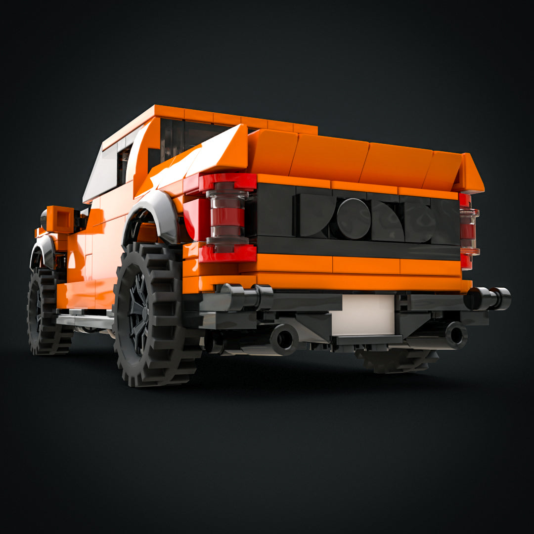 ford f 150 raptor pickup, rear