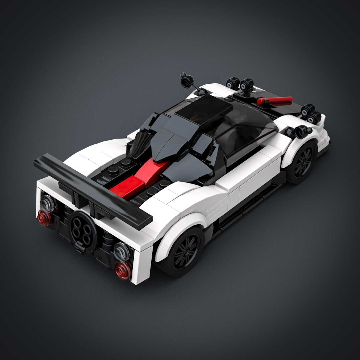Inspired by Pagani Zonda Cinque - GoBricks LIMITED KIT