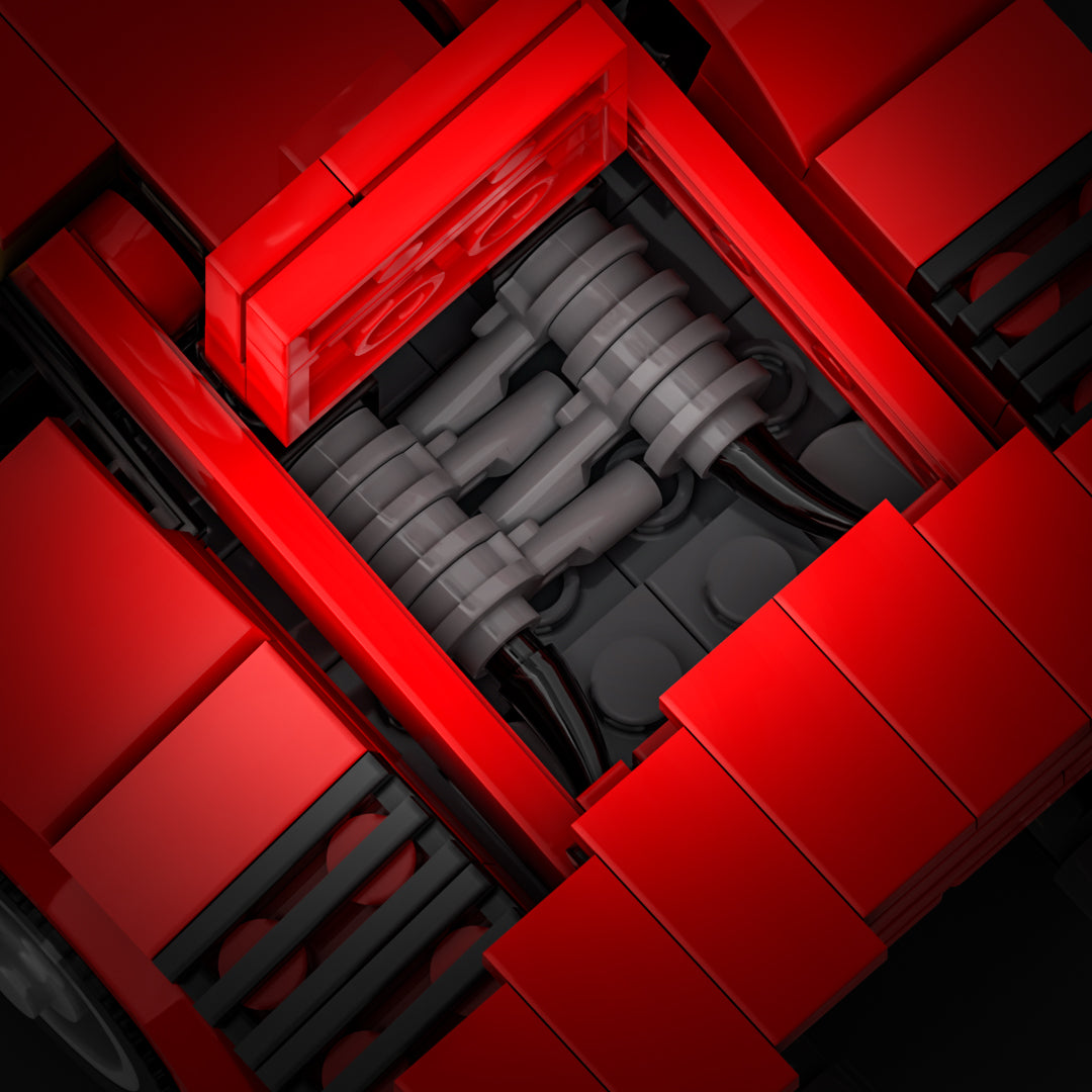 Inspired by Lamborghini Countach - Red (instructions)