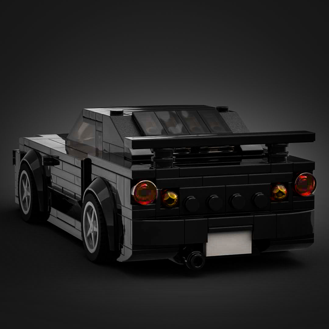 Inspired by Nissan Skyline R34 GTR - Black (instructions)