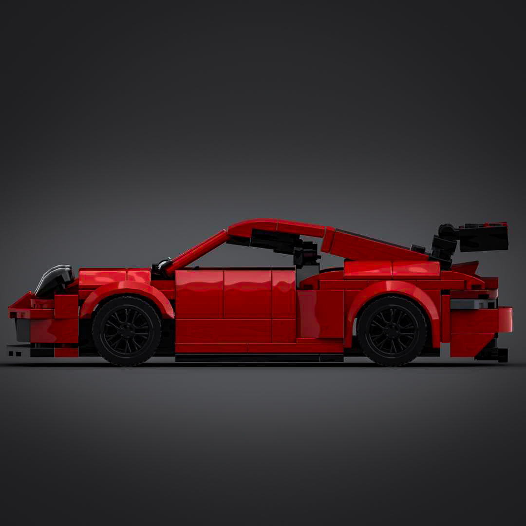 Inspired by Porsche 992 GT3 - Red (instructions)