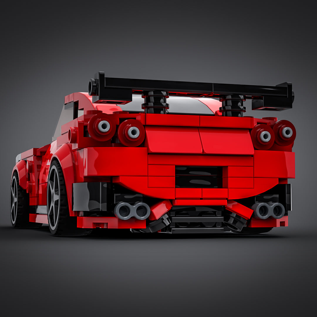 Inspired by Nissan R35 GTR - Red (instructions)