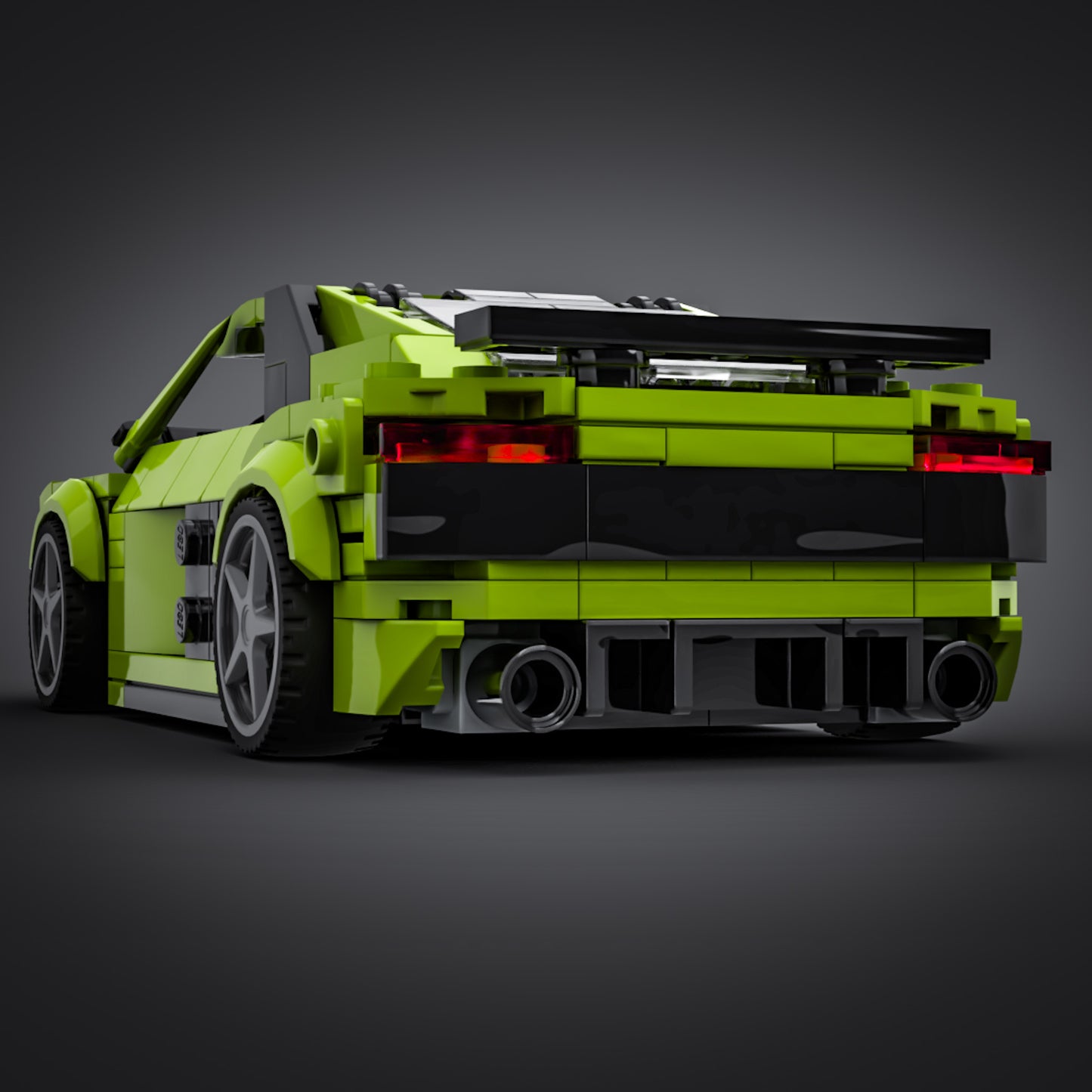 Inspired by Audi R8 - Lime (instructions)