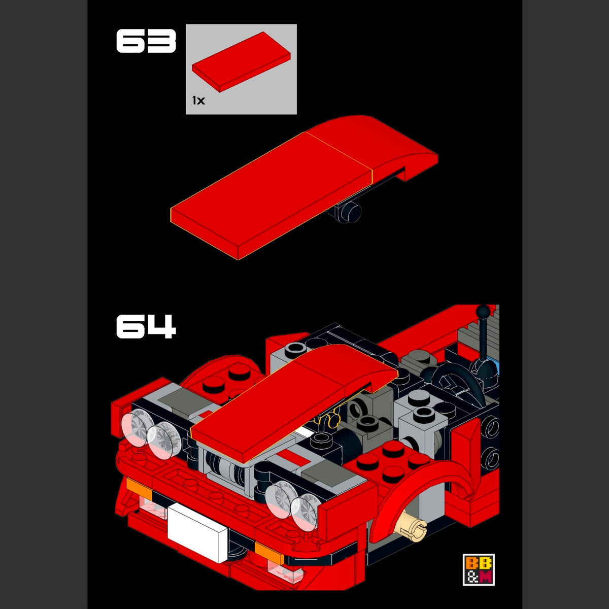 Inspired by BMW E30 M3 (instructions Color Bundle)