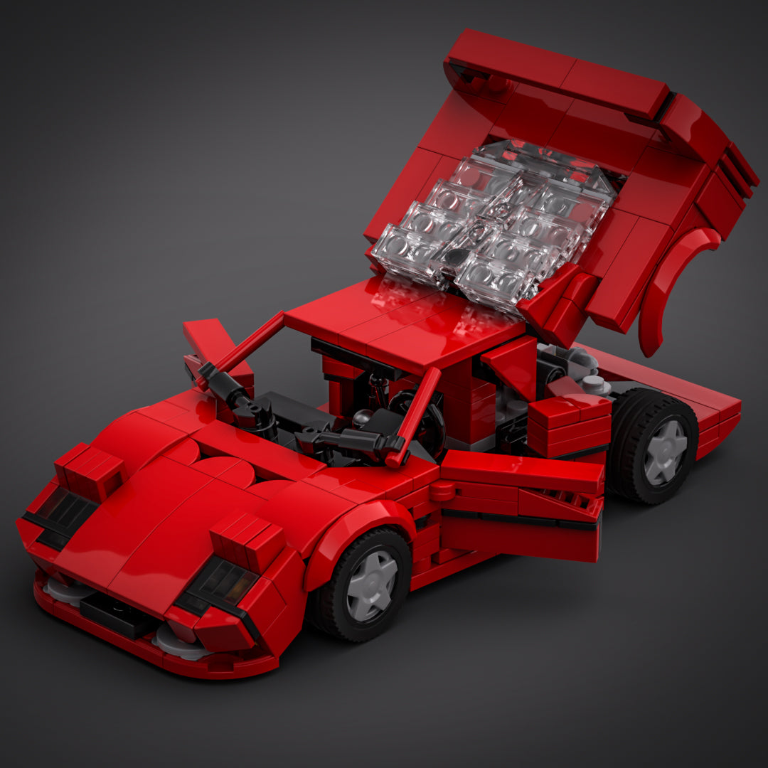 Inspired by Ferrari F40 - Red (instructions)