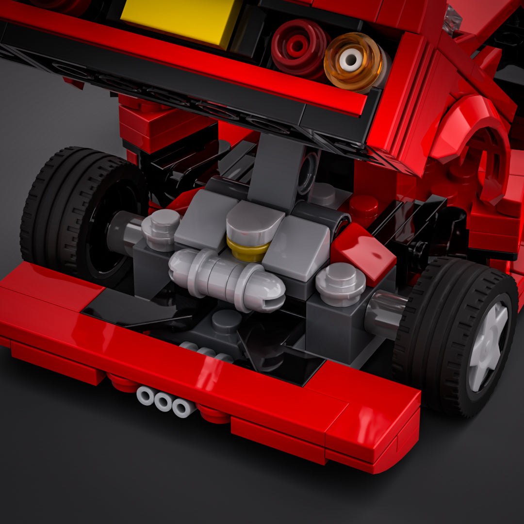 Inspired by Ferrari F40 - Red (instructions)