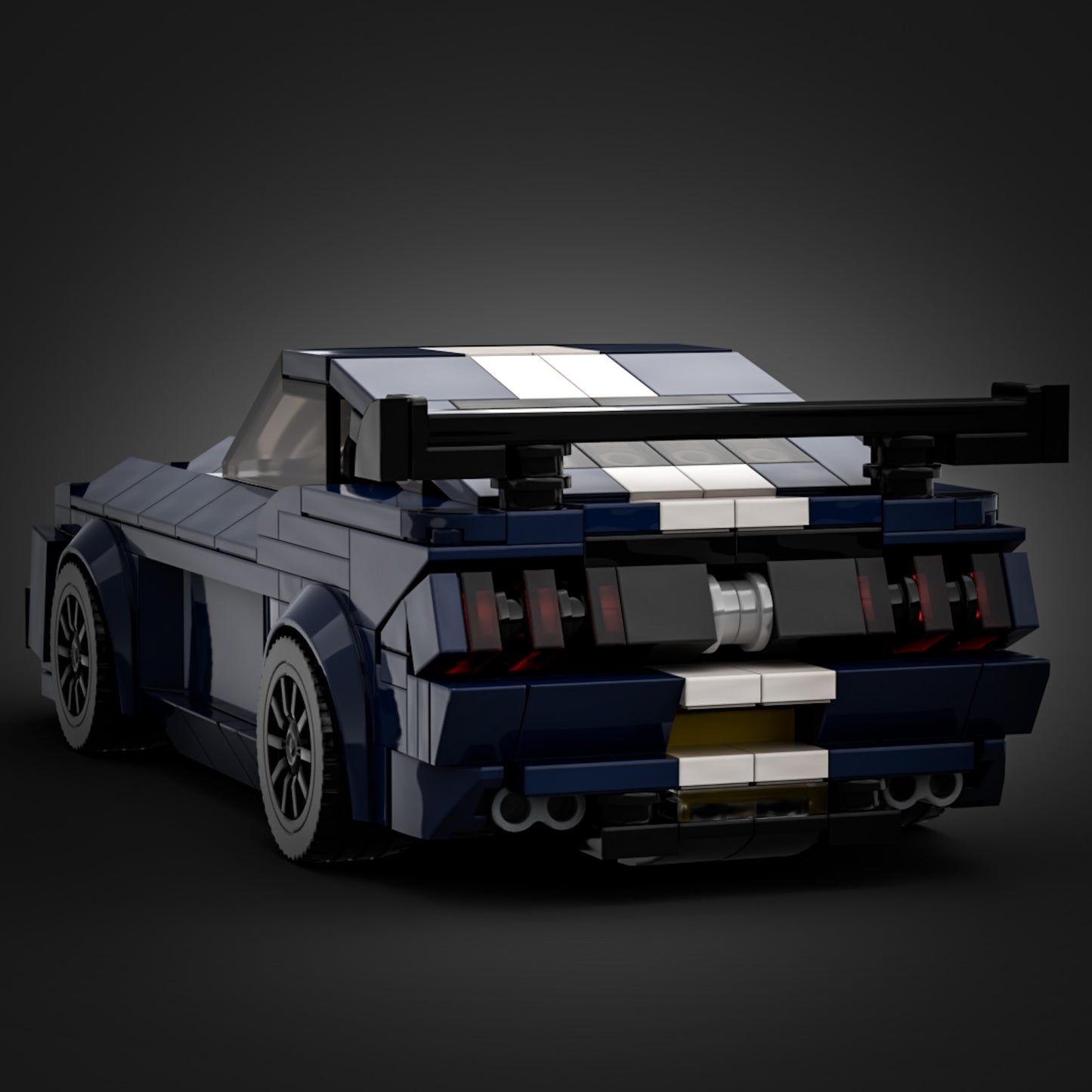 Inspired by Ford Mustang Shelby GT500 - Dark Blue (instructions)