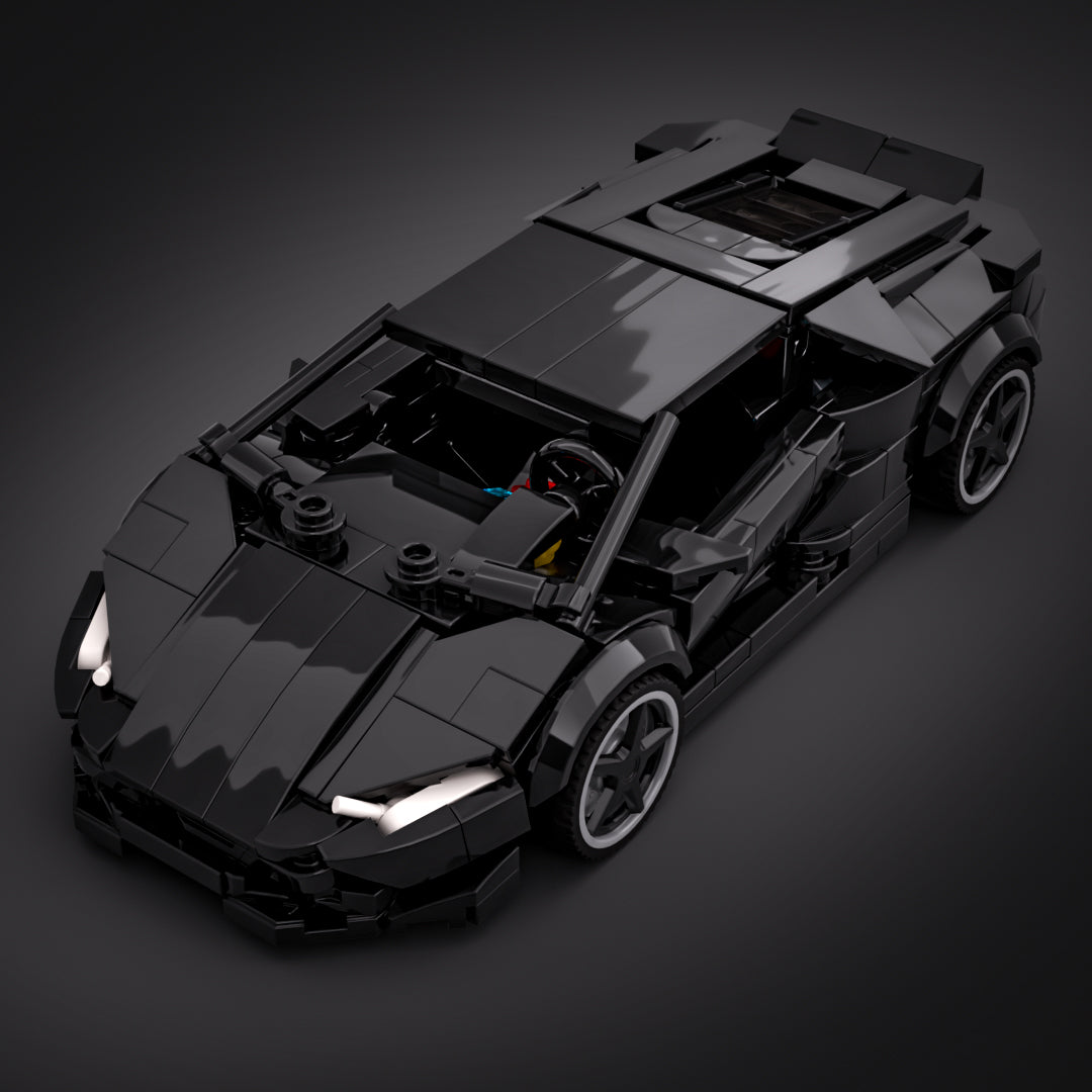 Inspired by Lamborghini Huracán EVO - Black (instructions) – Bricks ...