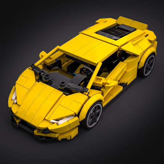 Inspired by Lamborghini Huracán EVO - Yellow (instructions)