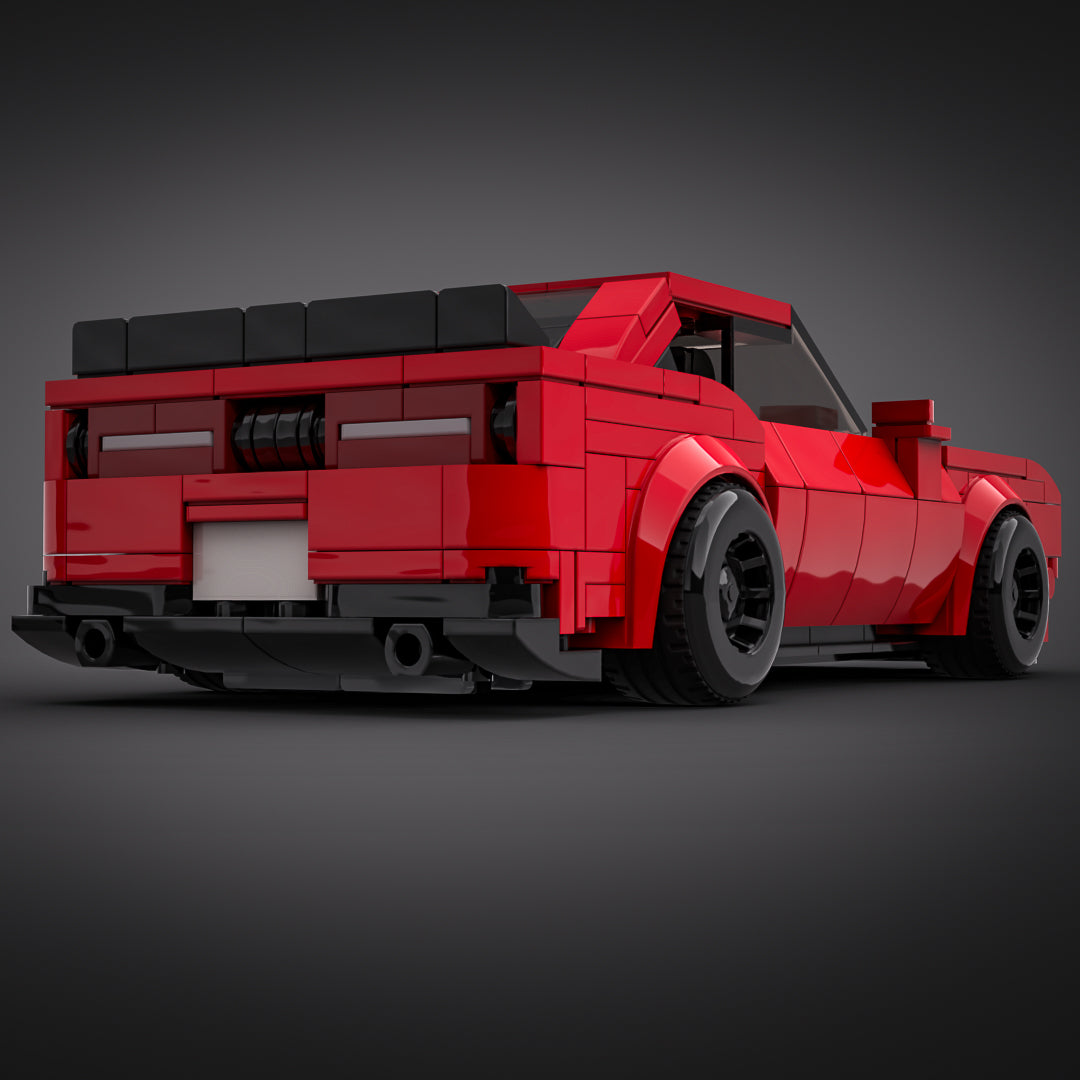 Inspired by Dodge Challenger - Red & black (instructions)