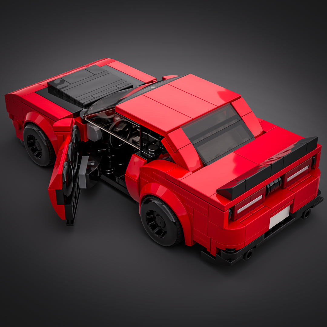 Inspired by Dodge Challenger - Red & black (instructions)