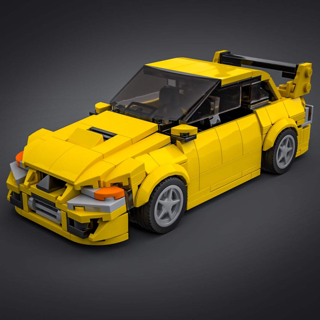 Inspired by Mitsubishi EVO - Yellow (instructions)