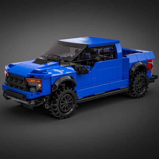 Inspired by Ford F-150 Raptor - Blue (instructions)