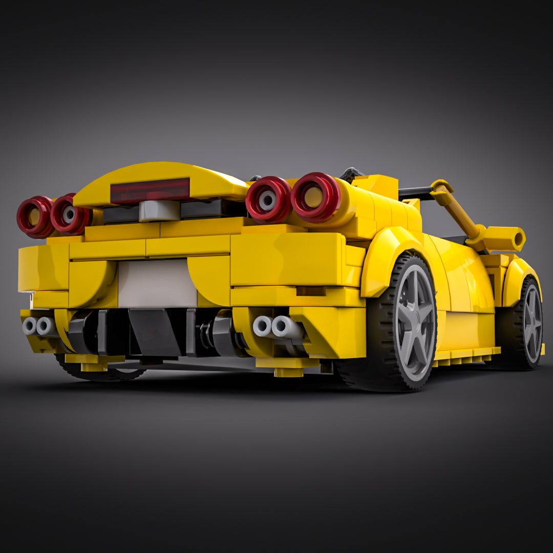 Inspired by Ferrari F430 - Yellow (instructions)